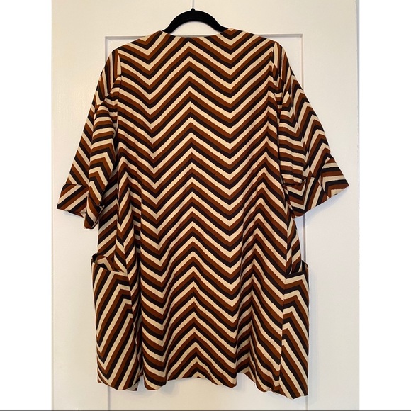 Anthropologie Eva Franco Chevron Open Jacket - Picture 3 of 5